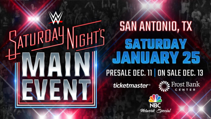 Saturday Night's Main Event heading to San Antonio Jan. 25 in primetime on NBC